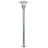 Nordlux Lønstrup 32 Lampadaire extérieur Acier et Verre Gris | 320mm - IP44 - Convient pour E27