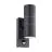 Eglo Applique Murale Riga 5 Acier Anthracite Up & Down 2W 250lm - 830 Blanc Chaud | IP44 - Détecteur De Mouvement