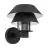 Eglo Applique Murale Chiappera Acier Noir | IP44 - Convient pour 1x E27
